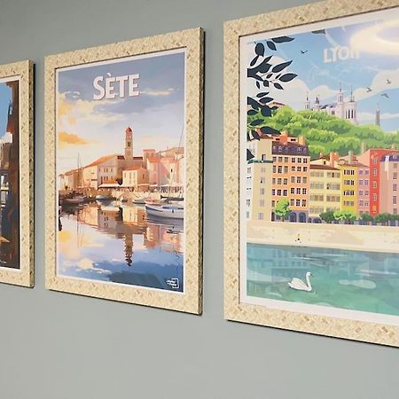 Le Calypso, Magnifique Appartement Piscine Et Vue Somptueuse Sète Eksteriør billede