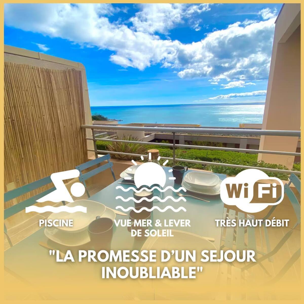 Le Calypso, Magnifique Appartement Piscine Et Vue Somptueuse Sète Eksteriør billede